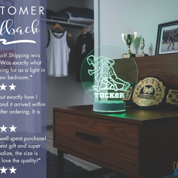 Personalized LED Running Lamp for Athletes - Picture 7 of 8